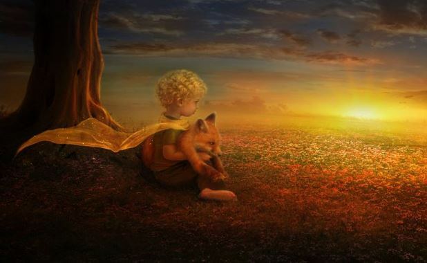 Man sieht nur mit dem Herzen gut, das Wesentliche ist für die Augen unsichtbar