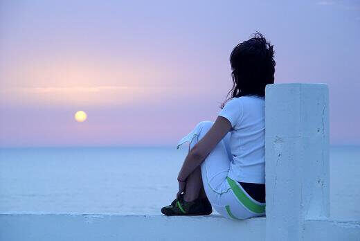 Sonnenuntergang am Meer