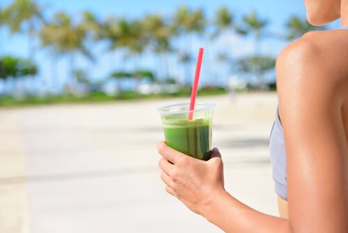 Grüner Shake