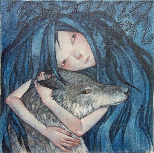wolf-umarmung