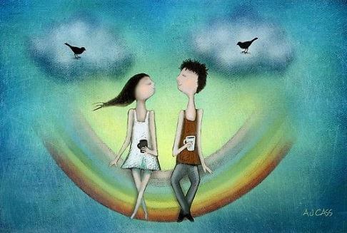 Bleib bei solchen Menschen, die dich in deiner ganzen Essenz du selbst sein lassen