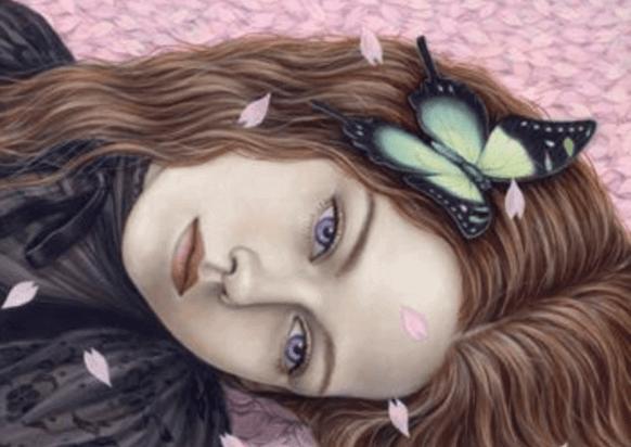 Maedchen-mit-Schmetterling