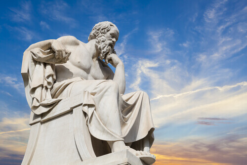 Statue von Sokrates