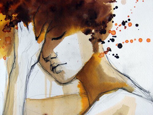 Traurige-Frau-haelt-sich-den Kopf