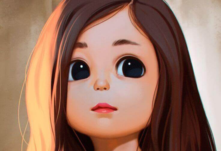 Enkelin-macht-grosse-Augen