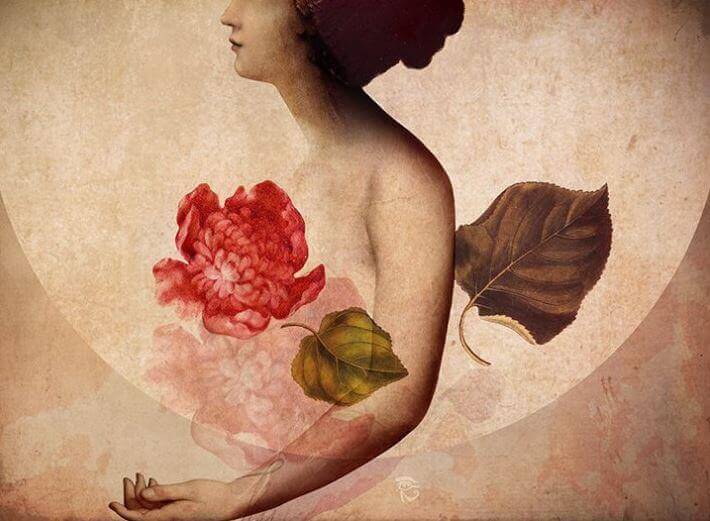 Frau-mit-Blume