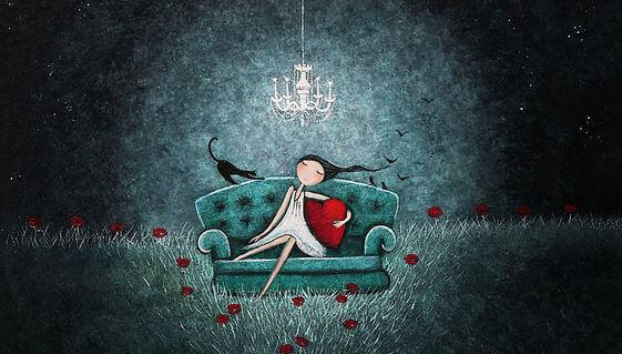 Frau-mit-Katze-auf-dem-Sofa