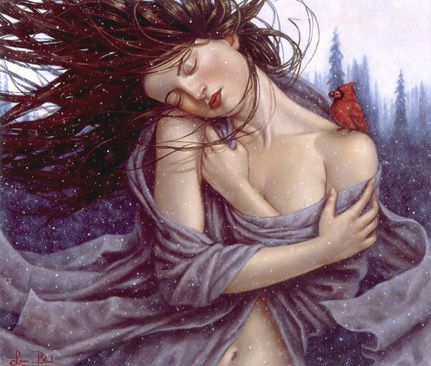 Frau mit geschlossenen Augen