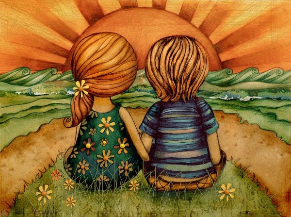 Kenne den Unterschied zwischen einem glücklichen und einem verwöhnten Kind