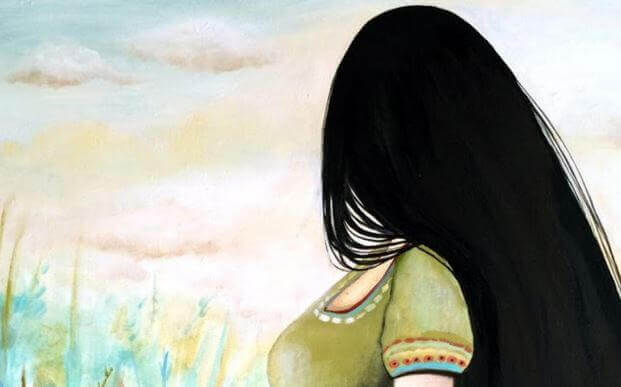 Das weibliche Gehirn arbeitet anders als das der Männer - Frau schaut zum Horizont und denkt nach