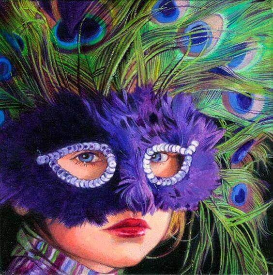 Jede Maske hat ein Loch, durch die die Wahrheit zum Vorschein kommt