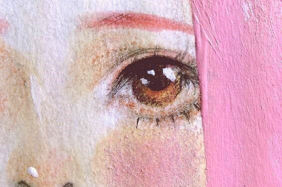 Trauriges Auge