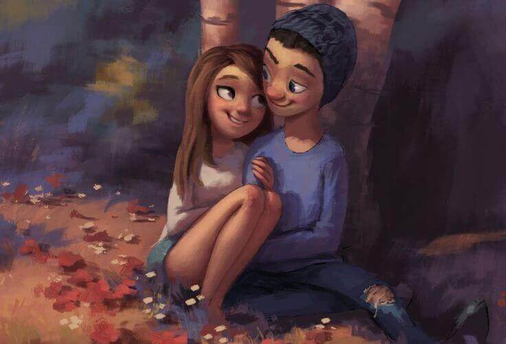 Wer dich wirklich liebt, der zeigt es in seinem Blick.