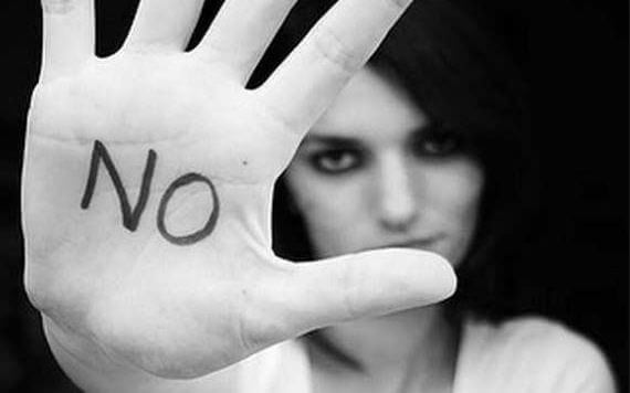 Nein zu Gewalt gegen Frauen