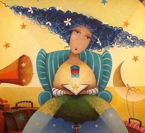 Frau-blaue-Haare-Lebensqualitaet