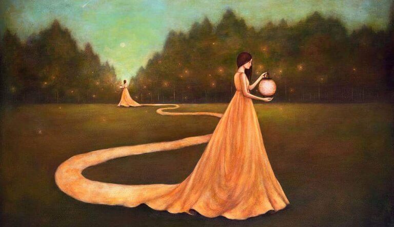 frau-mit-langem-kleid