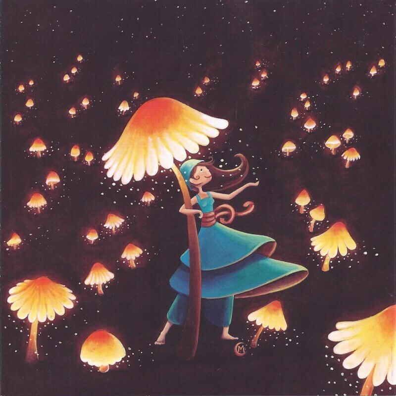 maedchen-mit-schwebenden-pilzen