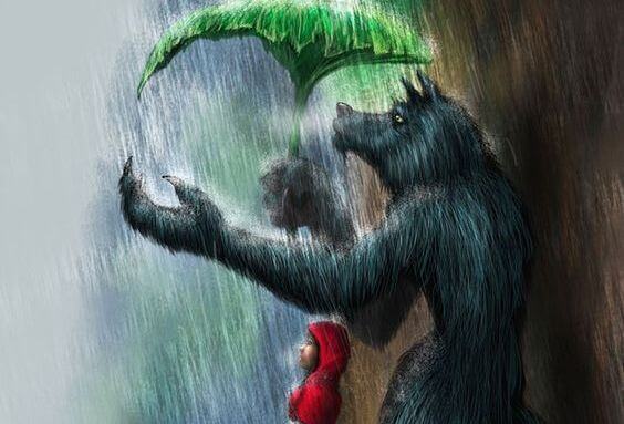 wolf-schuetzt-rotkaeppchen