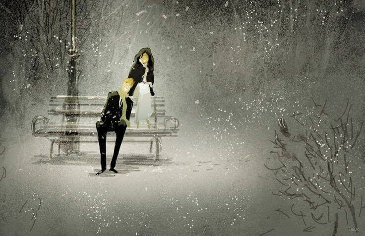 mann-und-frau-auf-einer-bank