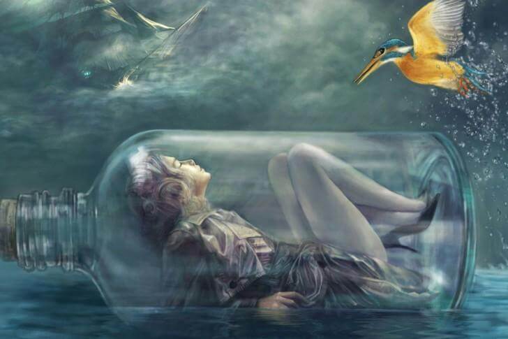 menschliche-flaschenpost