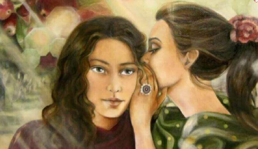 Gute Menschen in unserem Leben - Freundinnen erzählen sich ein Geheimnis