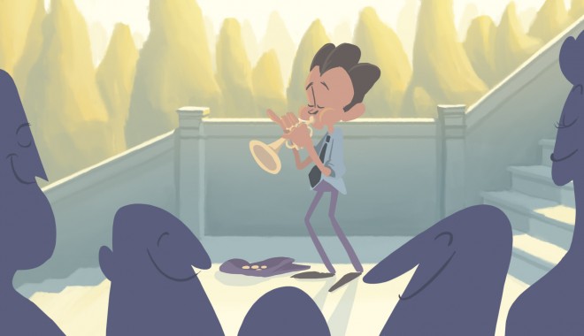 Fallin Floyd spielt Trompete