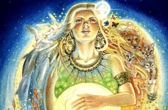 Weise, spirituelle Frau