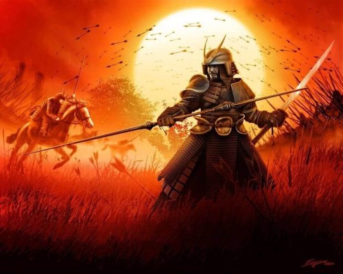 Japanischer Samurai