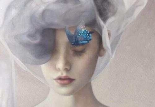 Der Schmetterling der dachte, eine Raupe zu sein