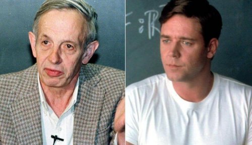 John Nash und Russell Crowe