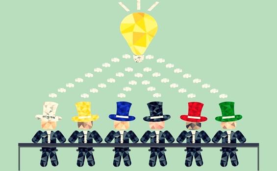 Die Methode der 6 Denkhüte von Edward de Bono