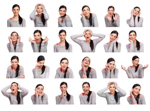 Verschiedene Emotionen