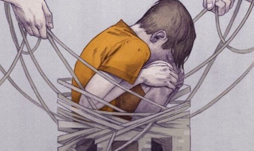 Ein Kind gefangen im Netz der Gewalt