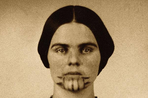 Portrait von Olive Oatman
