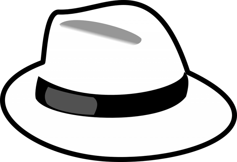 Weißer Hut