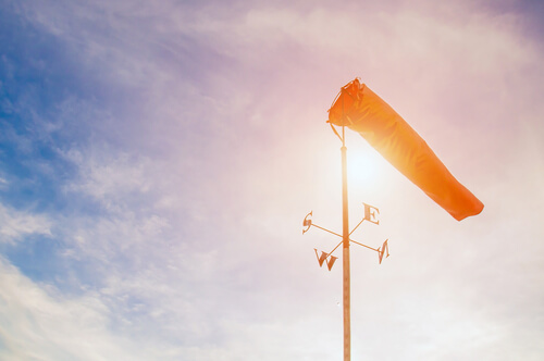 Wetterfahne der Achtsamkeit