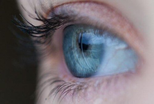 Blaues Auge