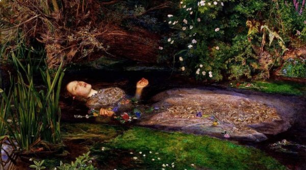 Ophelia im Wasser