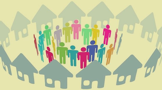 Nachbarn sollten zusammenhalten.