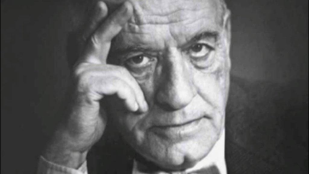 Schwarz-Weiß-Bild von Ortega y Gasset