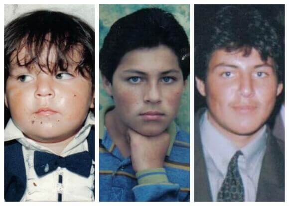 Fair, der Sohn einer der Mütter von Soacha