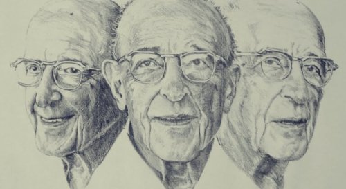 Drei Gesichter von Carl Rogers