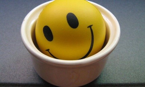 Smiley in einer Schüssel