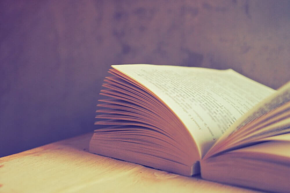 Ein aufgeschlagenes Buch