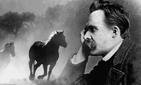 Nietzsche und Pferd