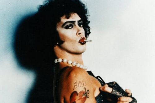 Die Figur Frank N. Furter aus "The Rocky Horror Picture Show"