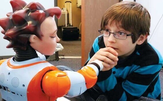 Roboter und Kinder mit Autismus