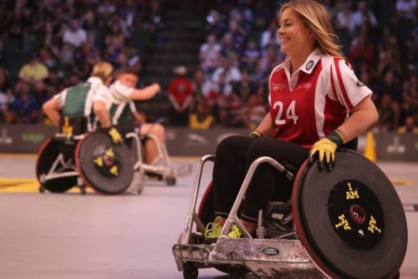 Behindertensport im Rollstuhl