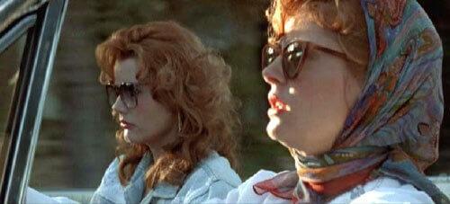 Thelma und Louise im Auto