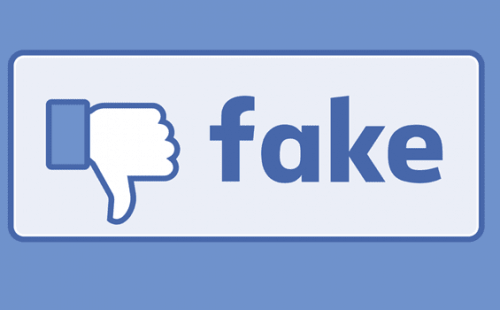 Facebook-Button: Dislike Fake News